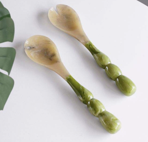 Conjunto moderno de resina epoxi para servir ensalada, cuchara, tenedor, atractivo Servidor de ensalada, cubiertos, cuchara grande y vajilla para servidor con el mejor precio - Product Image 5