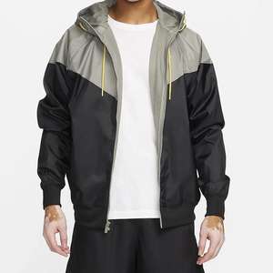 Veste coupe-vent imperméable et respirante à capuche en maille à capuche pour automne, pantalon de survêtement, ensemble de jogging, pantalon cargo, survêtement personnalisé - Product Image 1