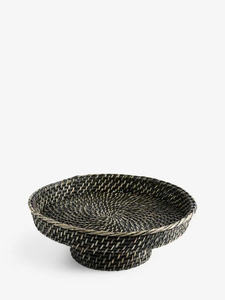 Un élément de texture naturelle et un bol en rotin de couleur foncée Une façon sans effort d'apporter une texture naturelle dans votre maison - Product Image 1