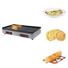Plaque de cuisson électrique en acier inoxydable Akasa Plate-28x15 pouces à moitié rainuré GP 2815 GR (3600W) - Product Image 4