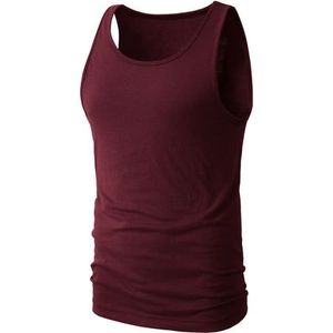 Camiseta sin mangas informal para hombre Nueva adición Algodón elástico básico Ajuste Venta al por mayor Venta caliente - Product Image 1
