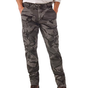 Pantalon cargo en tissu de haute qualité, design utilitaire, logo personnalisé disponible pour le streetwear décontracté - Product Image 1