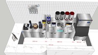 KEIFU Nouveau Kit Complet de Machines pour Salon de Thé Boba – Équipement Commercial Haute Performance, Facile à Utiliser, 12L Électrique 110V, Garantie 1 An