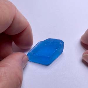 Topacio Azul Londres Natural, Gema Suelta, Calidad AAA, Corte Esmeralda, Piedra Calibrada - Product Image 2