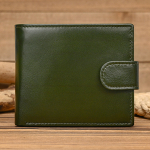 กระเป๋าสตางค์หนังแท้ทรงบางสำหรับผู้ชาย พร้อมซับในโพลีเอสเตอร์ ปิดแบบสั่งทำพิเศษ ช่องใส่บัตรอเนกประสงค์ ความจุเยอะ - Product Image 1