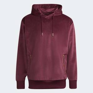 Sudadera con capucha de algodón para hombre, prenda deportiva masculina de alta calidad con logotipo personalizado bordado y cremallera lateral - Product Image 3