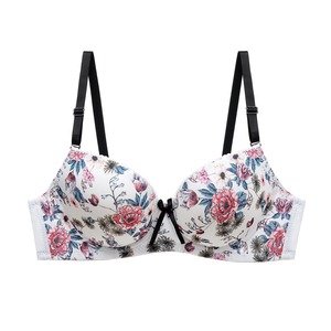 Bikini traje de baño nueva moda Bralette Lencería Sexy sin costuras Push Up sujetador conjuntos cierre frontal Color caramelo ropa interior Mujer - Product Image 5