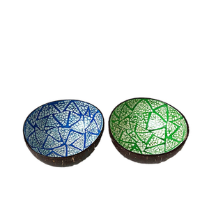Tazón de Coco Colorido y Ecológico, Personalizado, Hecho en Vietnam con Cáscaras Sostenibles para Uso en el Hogar, Restaurantes y Ensaladas - Product Image 3
