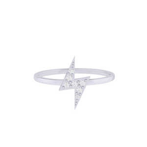 Anillo de Oro Certificado con Diamante Real de 0.07ct, Oro Amarillo de 18K, Incrustación Religiosa, Tecnología de Engaste de Garra, Chapado en Oro - Product Image 1