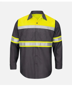 Uniforme de trabajo de alta visibilidad para hombre de buena calidad, camiseta de manga corta reflectante de seguridad Hi Vis, camisetas de Polo DE TRABAJO - Product Image 6