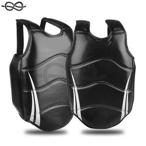 Boxe poitrine garde MMA Kickboxing corps gilet Arts martiaux protecteur réversible côtes bouclier Taekwondo entraînement Protection complète - Product Image 4