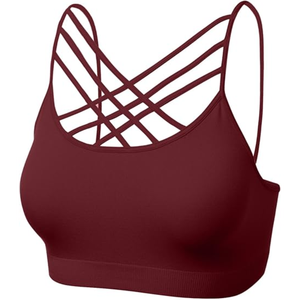 Soutien-gorge de sport dos nu dernier style haut élastique haut de forme sans couture soutien-gorge de sport yoga pour femmes - Product Image 3