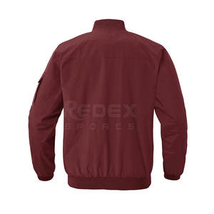 Blouson d'aviateur à col montant pour hommes de haute qualité avec logo personnalisé Service de port d'hiver Produit OEM - Product Image 2