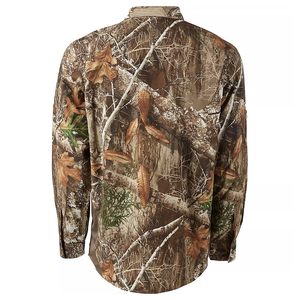 Veste de chasse en toile à manches longues pour homme, imperméable, coupe-vent, respirante, pour le sport, le camping en plein air, camouflage noir Python - Product Image 4