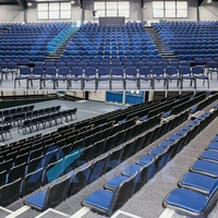 Tribunes télescopiques Avant Sports système de sièges de théâtre rétractable basket-ball intérieur gradins mobiles chaise de rembourrage Portable