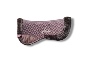 Equestrian Comfortable Faux Fur Half <b>Saddle</b> <b>Pad</b> Quick to Wear Horse Half <b>Pad</b> for Equestrian Sports - Product Image 3