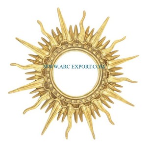 Vintage forma de mariposa chapado en oro diseño único nuevo aspecto forma ovalada interior Hogar y baño pared espejo de tocador suministros - Product Image 5