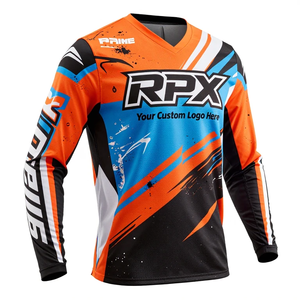 Maillot de motocross personnalisé en polyester, dernière collection, pour la course hors route, vêtements de course moto et automobile, maillot de motocross - Product Image 2