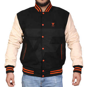 Chaqueta de Cuero Personalizada para Hombre, Estilo Casual de Invierno, Corte Ajustado, Cuello Alto, Transpirable, Ecológica, con Logotipo Personalizado - Product Image 3