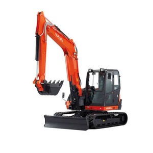 Excavatrice sur chenilles lourde Kubota KX080-4, capacité de 8 tonnes, idéale pour les travaux de terrassement et les grandes constructions - Product Image 4