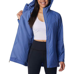 Chaqueta cortavientos para mujer al aire libre para viajes, senderismo, venta al por mayor, ropa de moda ligera personalizada - Product Image 3