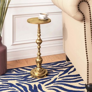 Mesa de anidación de Metal de aluminio, muebles hechos a mano, mesa auxiliar de Metal decorativa para el hogar de lujo - Product Image 3