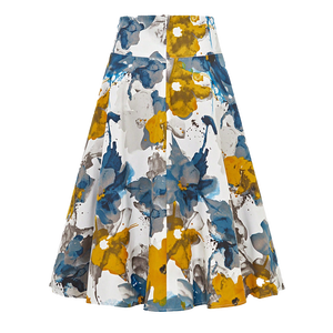 กระโปรงแม็กซี่เอวสูงสำหรับผู้หญิง ผ้าเนื้อนุ่มพลิ้วไหว มีสไตล์ สวมใส่สบาย เหมาะสำหรับใช้ในชีวิตประจำวันและงานปาร์ตี้ - Product Image 2