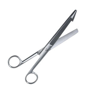 Tijeras intestinales manuales de acero inoxidable DAMMSCHERE de 21cm, tijeras para enterotomía intestinal con punta de gancho recto, aprobada por CE ISO - Product Image 4