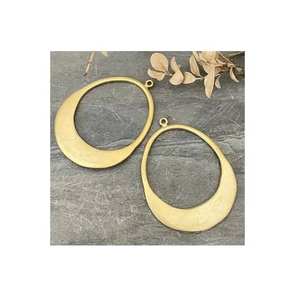 Personalizar diseño tachuelas joyería de moda pendientes latón mujeres pendientes - Product Image 4