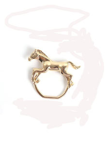 Fabriqué à la main sur mesure Design unique et intéressant Anneau de serviette géométrique en aluminium or rugueux Design rond en zigzag - Product Image 5