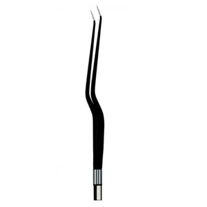 Fórceps bipolares de dirección de bayoneta con puntas antiadherentes Fuente de alimentación manual Electro fórceps curvos Procedimientos médicos de succión fácil - Product Image 4
