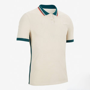 Men's Breathable Short Sleeve Polo Shirt With Turn-down Collar Solid Color Regular Fit Summer Wear - Product Image 3