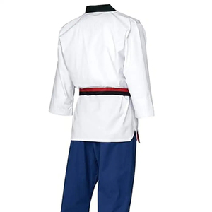 Color elegante nueva moda uniforme de Taekwondo al por mayor de gran tamaño uniforme de Taekwondo haga su propio logotipo para uniforme de Taekwondo - Product Image 4