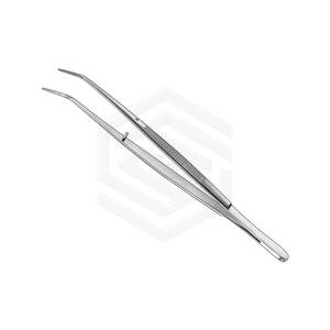 Pinzas Quirúrgicas Curvas Reutilizables de Acero Inoxidable para Uso Dental, para Aplicar Tejidos y Algodón - Product Image 1