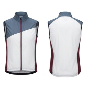 Gilet de cyclisme léger, vêtements de sport personnalisés, respirant, résistant au vent, pour l'entraînement sportif, la course et le cyclotourisme - Product Image 1