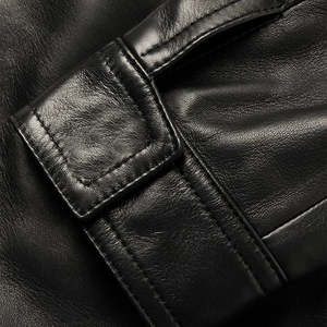 Chaquetas Elegantes Clásicas Delgadas de Cuero Genuino de Alta Calidad con Diseños Nuevos - Product Image 3