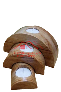 Vente chaude Dernière Conception Personnalisable À La Main En Bois Bougeoir Bougeoir Avec Prix De Gros - Product Image 4