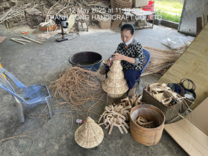 Lovely RATTAN <b>BASKET</b> FOR KIDS Room Handwoven Natural Toy Organizer Eco-Friendly Storage and Baby <b>Nursery</b> Decoration - Product Image 4