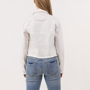 Pakistan Fabricant Jeans Vestes Pour Femmes Meilleur Matériel Oem Service Jeans Vestes Pour Femmes - Product Image 6
