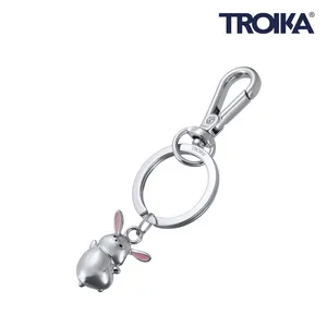 Portachiavi in Metallo Personalizzato a Forma di Coniglio, Gadget Personalizzabili - Product Image 1