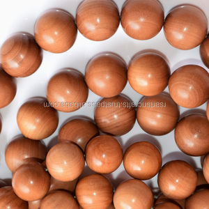 Riddhi Siddhi Eco-Friendly Sándalo Yoga Mala Beads (50 ++ Años 4mm-22mm) Collar Sagrado para Ajuste de Intención de Curación Energética - Product Image 1