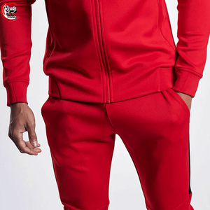 Conjunto deportivo unisex para correr, chándal de 2 piezas de alta calidad con logotipo personalizado, 100% algodón ecológico - Product Image 5