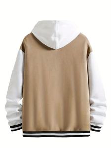 Chaquetas Varsity para Hombre de Lona Ligera y Transpirable, Estilo Nuevo y Moderno, con Logotipo Personalizado, Impermeables, con Capucha, para Invierno 2024 - Product Image 6