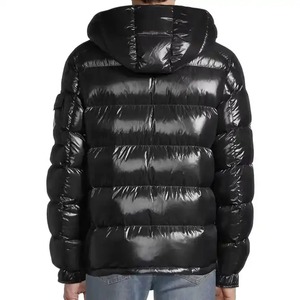 2024 cazadora de bombardero de burbujas de moda para hombre, abrigo con cierre de cremallera de alta calidad personalizado con bolsillos, diseño OEM de invierno, clima frío - Product Image 2