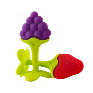 Juguetes <span class=keywords><strong>de</strong></span> dentición <span class=keywords><strong>de</strong></span> frutas suaves para bebés, mordedor <span class=keywords><strong>de</strong></span> silicona para bebés <span class=keywords><strong>de</strong></span> 0 a 6 meses y 6 a 12 meses, palo <span class=keywords><strong>congelador</strong></span> seguro para bebés y niños pequeños - Product Image 3