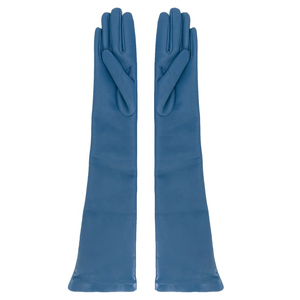 Guantes de vestir de cuero largo para mujer de piel de oveja auténtica de estilo moderno, guantes elegantes cosidos fuertes de alta calidad con los mejores precios - Product Image 2