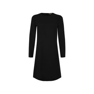 ชุดเดรสทูนิคผ้าฝ้ายถักสีดำ - Product Image 1