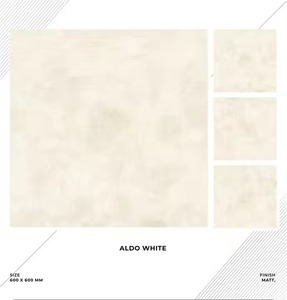600x600 Finition mate Non émaillée Antidérapante Calacatta Blanc Gris Clair Dalle Porcelaine Céramique Carreaux de sol 60x60 Porcelaine Mat Carreaux - Product Image 1