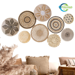 Tendance à chaud!!! Décor de panier suspendu fait à la main vietnamien tissé durable parfait pour la décoration intérieure moderne prix d'usine - Product Image 5