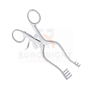 Retractor de retención automática Weislander para instrumento ortopédico veterinario para perros de Surgiright Instruments - Product Image 1